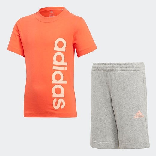 Купить оптом Костюм Adidas LK LIN SUM SET BRIRED/CHACOR CF6629 Kids 92 CF6629 - фото 96815