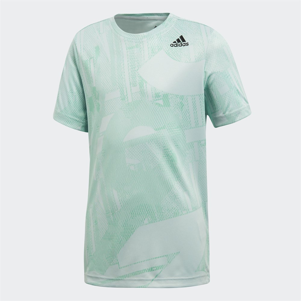 Купить оптом Футболка Adidas YB TR AOP TEE ASHGRN/HIREGR CF7122 Kids 122 CF7122 - фото 96832