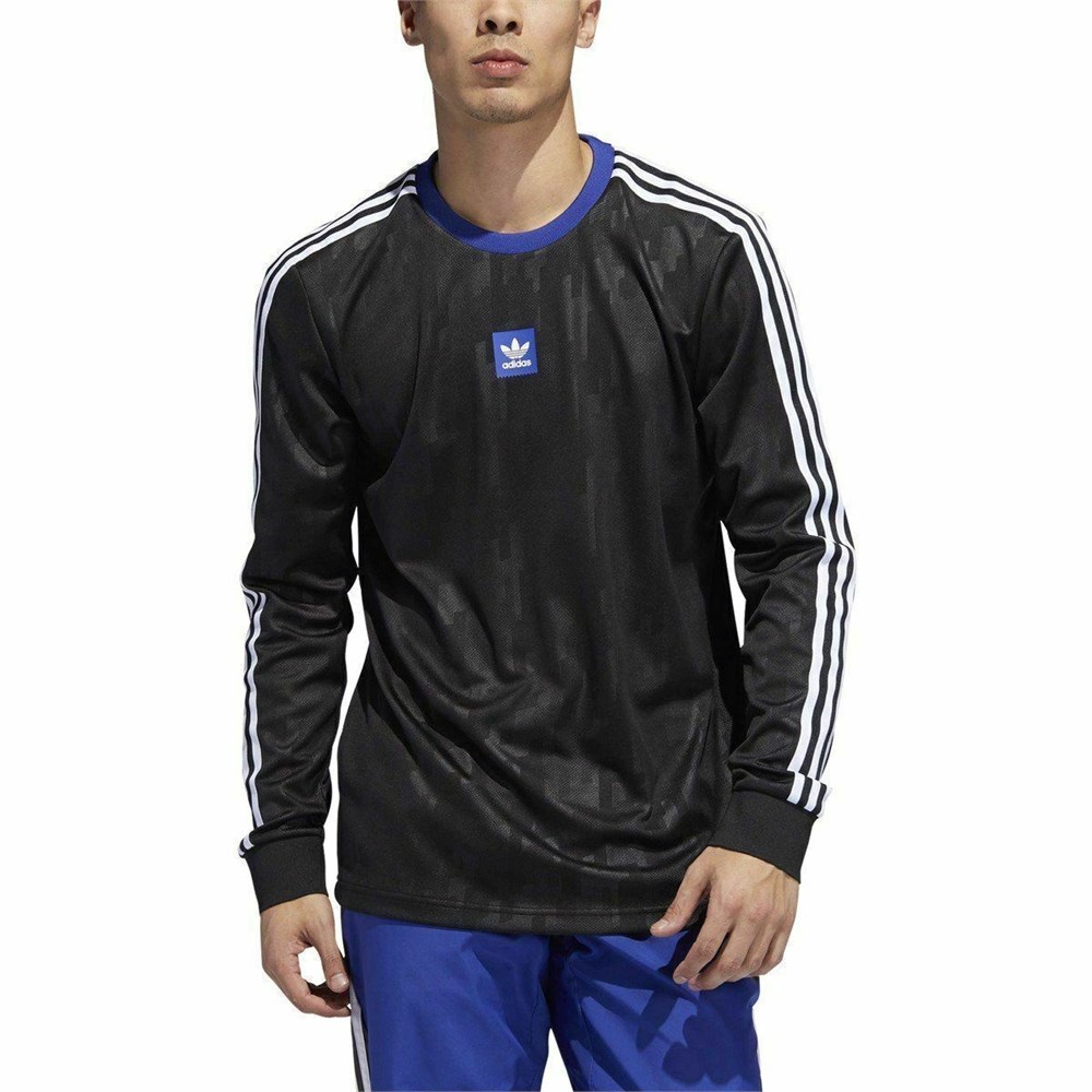 Купить оптом Лонгслив Adidas DODSONJRSYBLACK/ACTBLU/WHITE DU3928 Male DU3928 - фото 96861