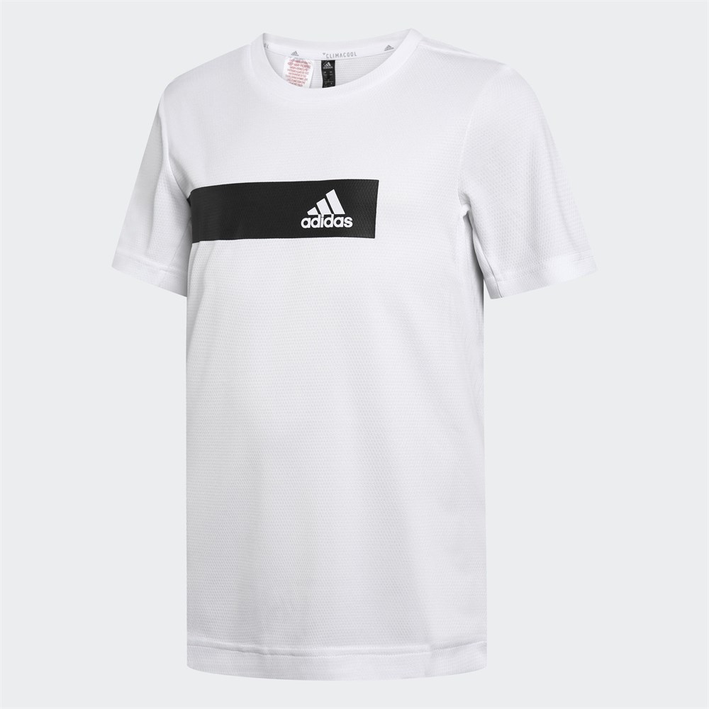 Купить оптом Футболка Adidas YB TR COOL TEE WHITE DV1357 Kids 116 DV1357 - фото 96868