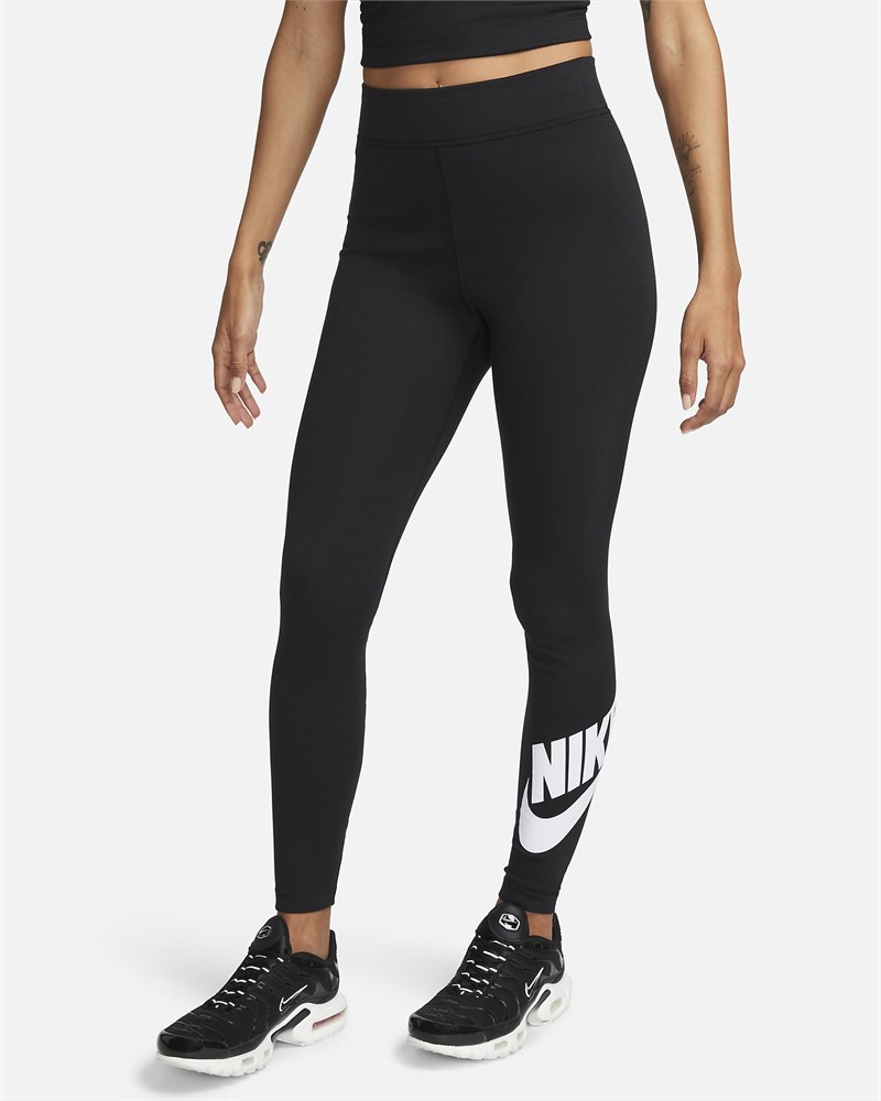 Купить оптом Лосины Nike W NSW NK CLSC GX HR TIGHT FTRA BLACK/WHITE WOMENS DV7791-010 - фото 96876