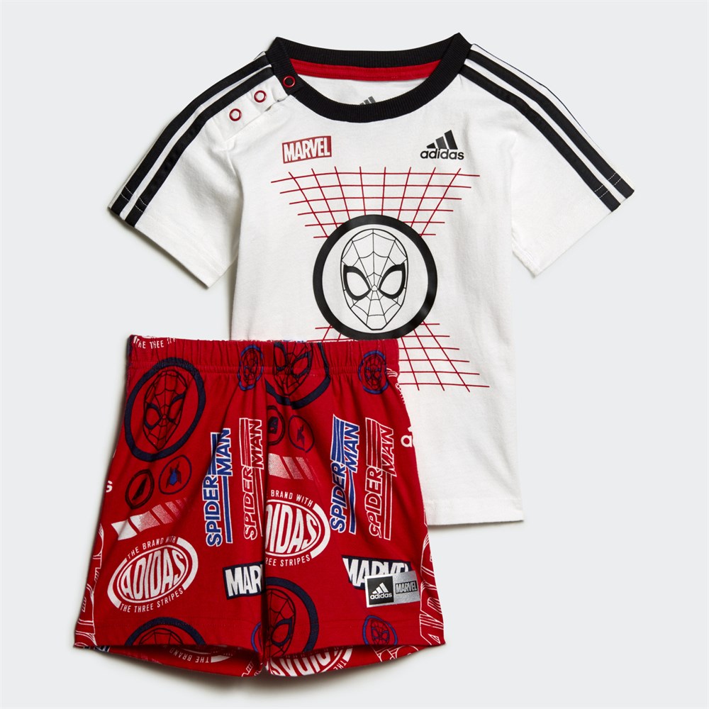 Купить оптом Костюм Adidas INF DY SM SUM WHITE/BLACK/SCARLE ED6450 Kids 80 ED6450 - фото 96899