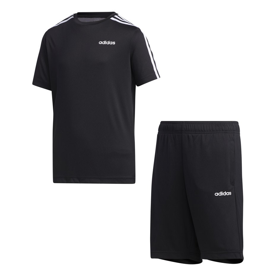 Купить оптом Футболка Adidas YB TR 3S SET BLACK/WHITE FM0765 Kids 140 FM0765 - фото 96913