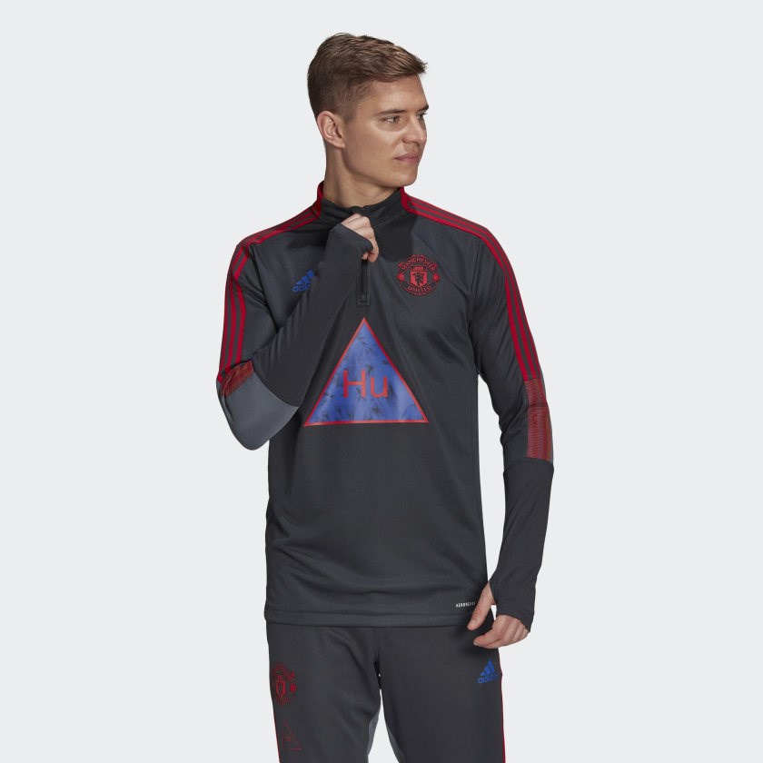 Купить оптом Кофта Adidas MUFC HU TR TOP DKGREY/ONIX GK7722 Male GK7722 - фото 96970