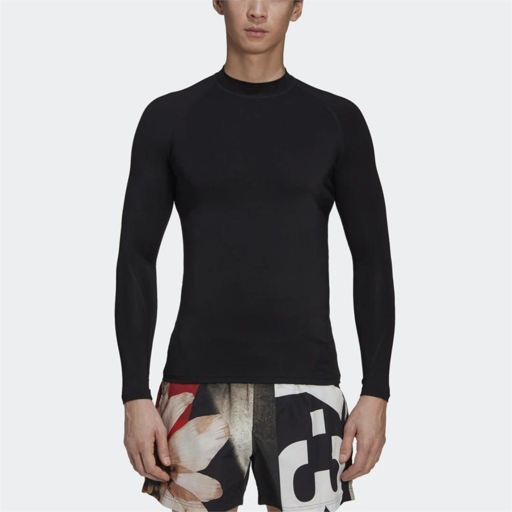 Купить оптом Лонгслив Adidas M RASH GUARD BLACK GT5257 Male GT5257 - фото 97026