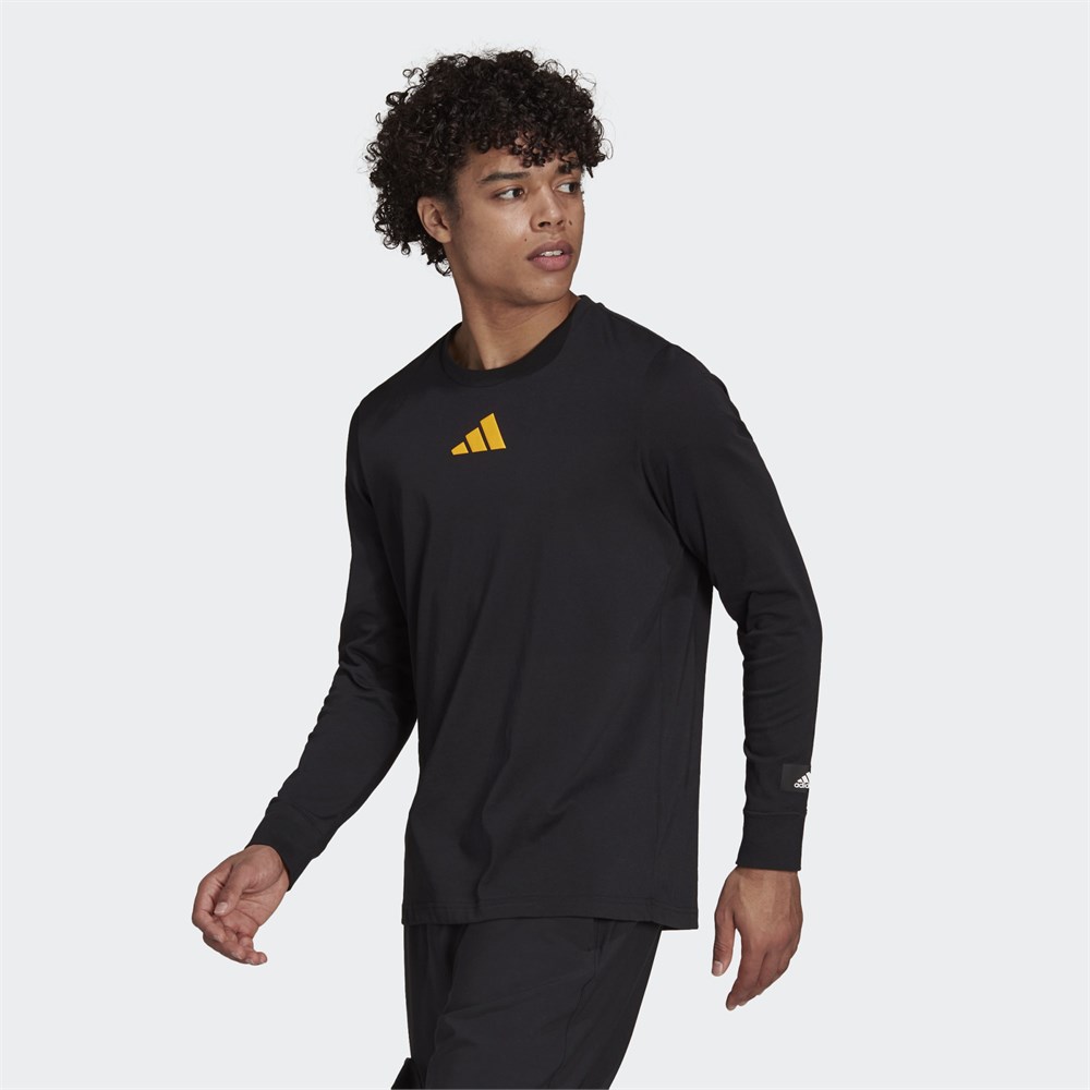 Купить оптом Лонгслив Adidas FUTURE BLK L/S BLACK GU3635 Male GU3635 - фото 97045