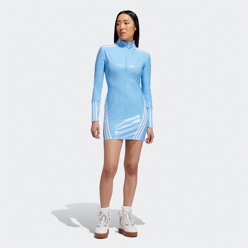 Купить оптом Платье Adidas IVP LATEX DRESSLTBLUE/WHITE H18998 Female 32 H18998 - фото 97076