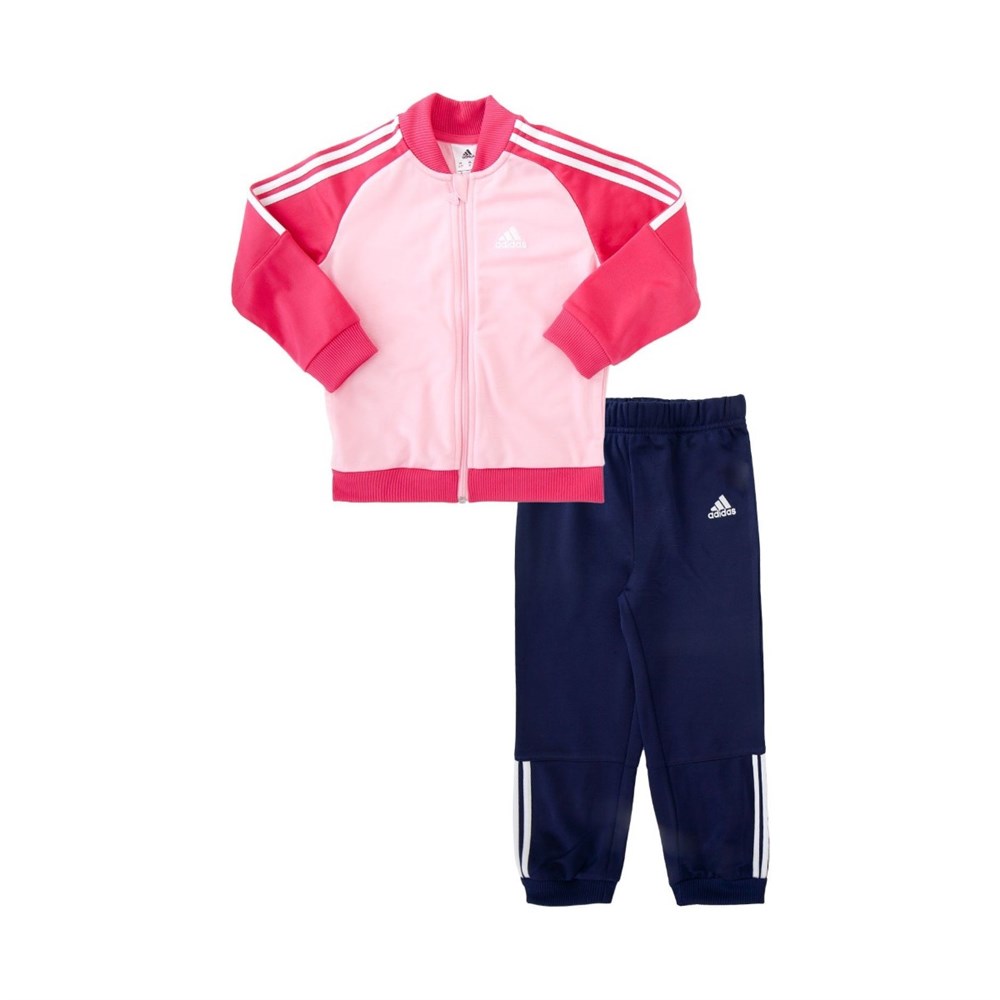 Купить оптом Костюм Adidas I J PES KNIT LTPINK/VIVBER/WHITE S21427 Kids 68 S21427 - фото 97175