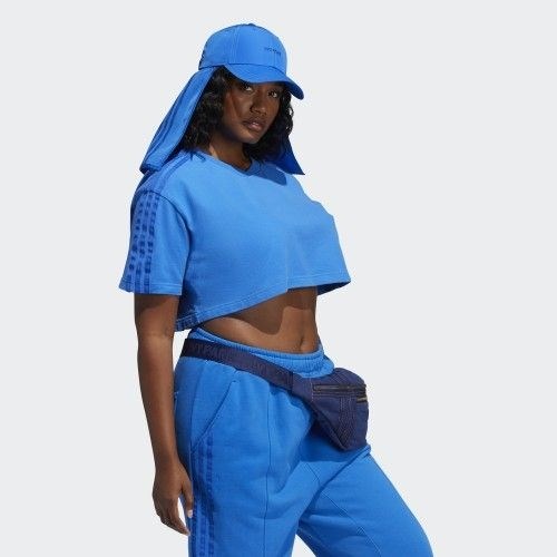 Купить оптом Футболка Adidas IVP CROP TEE GLOBLU H61694 Female 32 H61694 - фото 98443