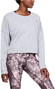 {{photo.Alt || photo.Description || 'Купить оптом Джемпер Under Armour FAVORITE TERRY CROP CREW Steel Light Heather / / Tonal 1325575-035'}}