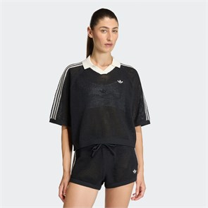 {{photo.Alt || photo.Description || 'Купить оптом Поло adidas CROCHET POLO BLACK KC6491'}}