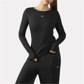 Купить оптом Лонгслив Reebok RIB RUCHED LONG SLEEVE TOP 100266277 100266277