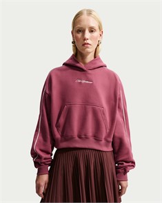 Купить оптом Толстовка Nike W NK STDO FLC MW CRP SCLOP HDY IO9948-654 IO9948-654