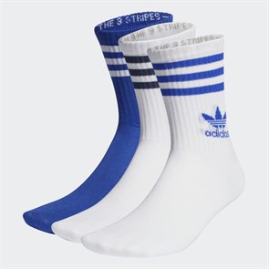 Купить оптом Носки Adidas CREW SOCK 3STR IL5025 Unisex lucid blue/white/white