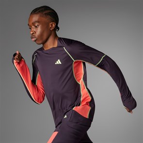{{photo.Alt || photo.Description || 'Купить оптом Лонгслив adidas Ekiden Running Long Sleeve Tee IU0687'}}