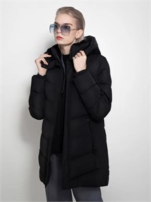 {{photo.Alt || photo.Description || 'Купить оптом Куртка Calvin Klein Long Bib-Front Puffer CW303629-BLK'}}
