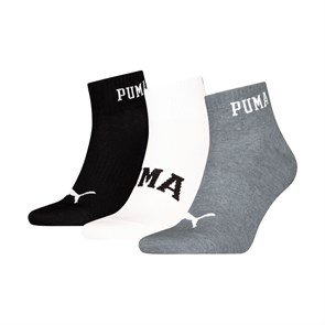 Купить оптом Puma Носки Unisex Logo Quarter 3p, 93863601 93863601