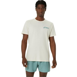 Купить оптом Футболка ASICS CHEST LOGO SS TEE 2031E659-200 BIRCH/CELADON Male 2031E659-200