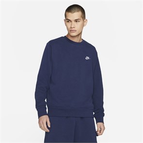 {{photo.Alt || photo.Description || 'Купить оптом Толстовка Nike M NSW CLUB CRW FT BV2666-410 MIDNIGHT NAVY/WHITE Male'}}
