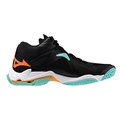 Купить оптом Кроссовки MIZUNO WAVE LIGHTNING Z8 MID V1GA240507 Black/Tangelo/Ice Green Unisex V1GA240507