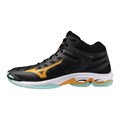 Купить оптом Кроссовки MIZUNO WAVE VOLTAGE 2 MID V1GA246512 Black/Tangelo/Ice Green Unisex V1GA246512 - фото 100716