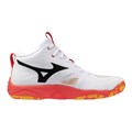 Купить оптом Кроссовки MIZUNO WAVE MOMENTUM ELITE MID V1GA251701 White/Fiery Coral 2/Citrus Unisex V1GA251701
