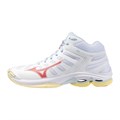 Купить оптом Кроссовки MIZUNO WAVE VOLTAGE 2 MID V1GC246530 White/Calypso Coral/Pale Banana Female V1GC246530 - фото 100778