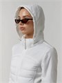 Купить оптом Куртка Calvin Klein Lightweight Scuba Side Panels Adjustable Hood Zip Pockets Puffer CW233227-WHT CW233227-WHT - фото 102659