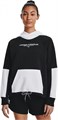 Купить оптом Толстовка Under Armour Rival + Fleece Hoodie 1369851-001 1369851-001