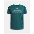 Купить оптом Футболка Under Armour Tech Split Wordmark SS 1383010-338 1383010-338