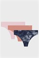 Купить оптом Трусы (3 шт) Under Armour PURE STRETCH NO SHOW THONG -PRINT 3PK 1383894-044 1383894-044