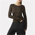 Купить оптом Лонгслив Reebok RIB RUCHED LONG SLEEVE TOP 100266279 100266279