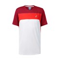 Купить оптом Футболка ASICS RACE SS TOP 2011A781-107 Male White/Burgundy L 2011A781-107 - фото 54224