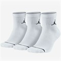 Купить оптом Носки Nike U JORDAN ED CUSH POLY ANKLE 3PR 144 DX9655-100 WHITE/BLACK Unisex DX9655-100 - фото 65285