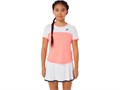 Купить оптом Футболка ASICS GIRLS TENNIS SS TOP 2044A039-701 GUAVA/WHITE Kids 2044A039-701 - фото 91410