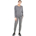 Купить оптом Костюм спортивный (толстовка+брюки) Asics SWEATER SUIT 142917-0798 SHARK HEATHER/ PINK GLOW Femal 142917-0798 - фото 93435