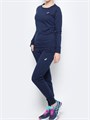 Купить оптом Костюм спортивный (толстовка+брюки) Asics SWEATER SUIT 142917-0891 STRONG NAVY/ BLAZING YELOW Fem 142917-0891 - фото 93436