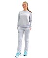 Купить оптом Костюм спортивный (толстовка+брюки) Asics WOMAN KNIT SUIT 156866-0714 HEATHER GREY Unisex 156866-0714 - фото 93523