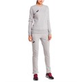 Купить оптом Костюм спортивный (толстовка+брюки) Asics WOMAN FLEECE SUIT 156867-0714 HEATHER GREY Female 156867-0714 - фото 93528
