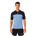 Купить оптом Футболка Asics FUJITRAIL TOP 2011B895-412 BLUE/BLACK Male 2011B895-412 - фото 93613