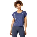 Купить оптом Футболка Asics SMSB RUN SS TOP 2012B900-402 THUNDER BLUE/BIRCH Female 2012B900-402 - фото 93708