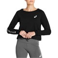 Купить оптом Лонгслив Asics KATAKANA LS CROP TOP 2032B759-002 PRF BLACK/WHITE Female 2032B759-002 - фото 93876