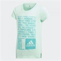 Купить оптом Футболка Adidas YG TR GRAPH TEECLEMIN/HIRAQU DJ1093 Kids 134 DJ1093 - фото 96854