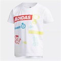 Купить оптом Футболка Adidas LG SS TEE WHITE/BLACK DW4079 Kids 122 DW4079 - фото 96883