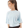 Купить оптом Футболка Adidas CROPPED TEE W HALBLU/WHITE H65051 Female H65051 - фото 97128