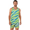 Купить оптом Майка Asics COLOR INJECTION SINGLET 2011C370-300 GREEN Male 2011C370-300 - фото 98331